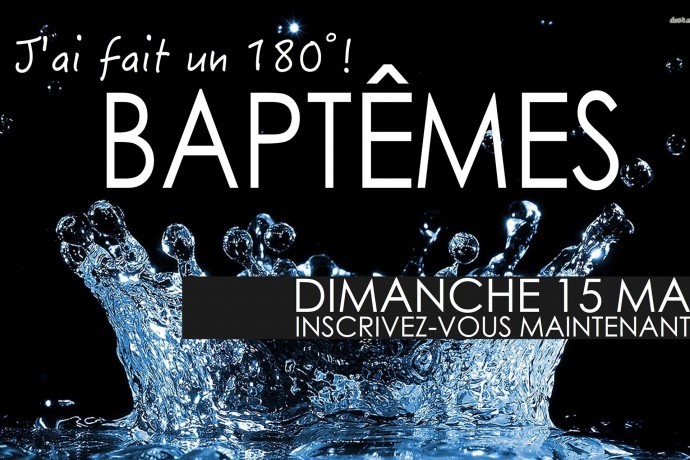 Baptêmes d'Eau | Mai 2016
